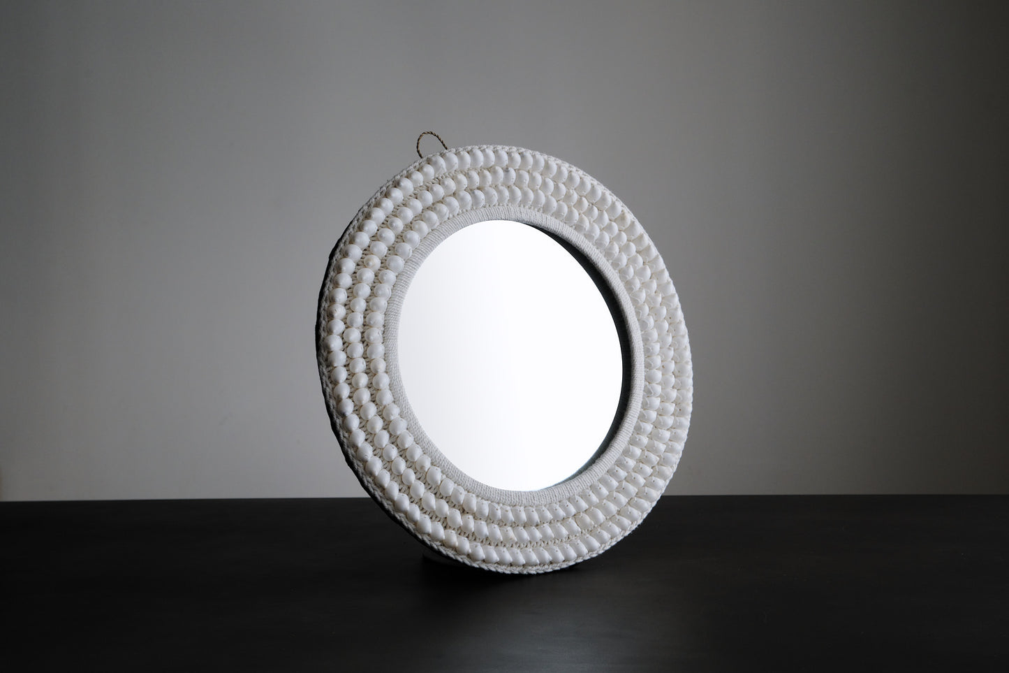 Coastal Shell Round Wall Mirror