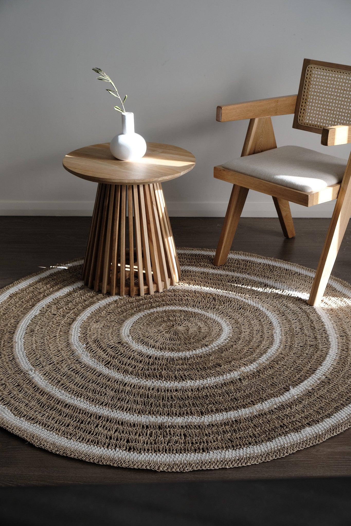 Natural Harmony Round Rug